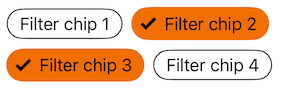 Light filter chips